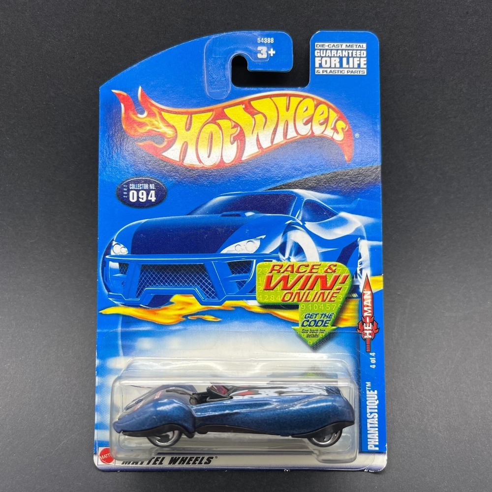 Hot Wheels He-Man Phantastique‎ Skeletor Blue Car Diecast 1/64 Collector #094